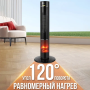 Керамічний колонний нагрівач з імітацією 3D-пламені та пультом 2000W