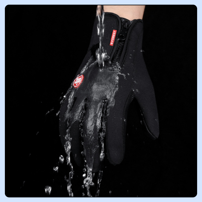 Зимові рукавички з теплою підкладкою и сенсорними пальцями М