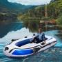 Надувний тримісний човен 225x133x41 см з насосом, веслами та подушкою JR2300