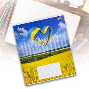 Зошит кольоровий на 12 аркушів у клітинку Мрії Мікс за картинками