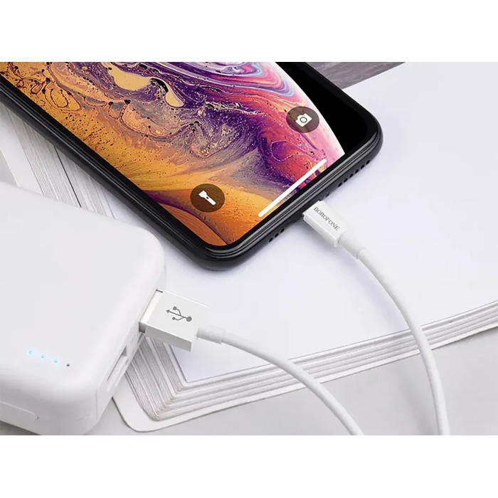 Кабель для заряджання USB - Lightning Borofone BX22 Bloom