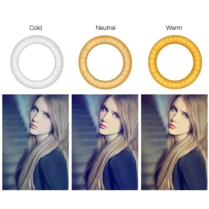 Кільцева LED лампа Ring Light 36 см R-14 набір для блогера