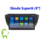 Штатная автомагнитола с навигацией GPS для автомобилей Skoda Superb (9") Android 10.1 (4/32)