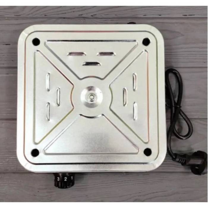 Электрическая дисковая плита на 1 конфорка настольная плитка Hot Plate B-1000W Белая