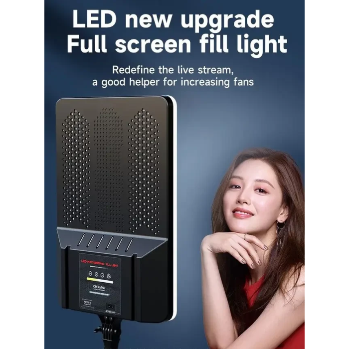 Светодиодная прямоугольная Led-лампа для фотостудии L-3560 LED лампа для видео и фото съемки