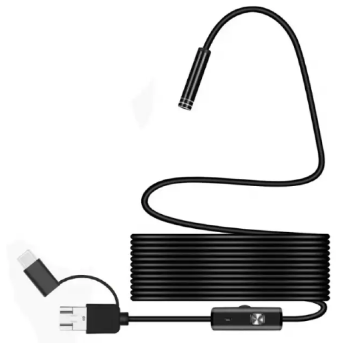 Камера Endoscope 2 м Android Micro-Usb Гнучка камера ендоскоп з підсвіткою