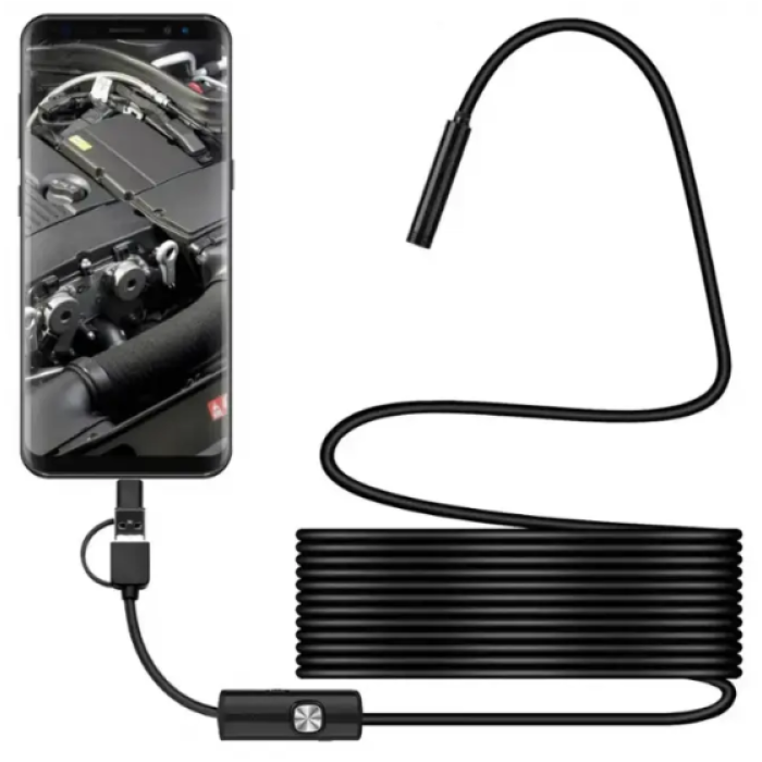 Камера Endoscope 2 м Android Micro-Usb Гнучка камера ендоскоп з підсвіткою