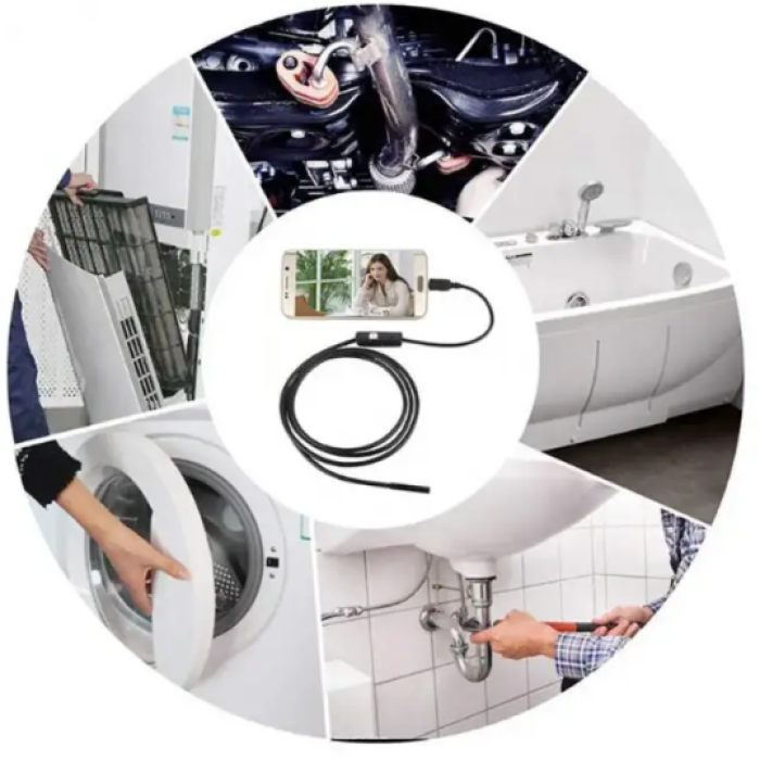 Камера Endoscope 2 м Android Micro-Usb Гнучка камера ендоскоп з підсвіткою