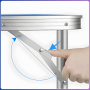 Посилений туристичний складаний стіл для пікніка та 4 стільці Folding Table Синій Стіл із стільцями для дачі