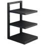 Стелаж-полиця для каструль та сковорідок  Kitchen shelf Універсальна полиця на 3 рівня для дому 42х26.5х22 см