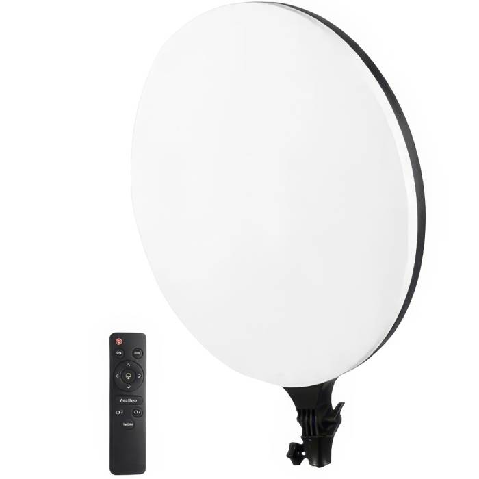 Кругла світлодіодна лампа для фото 3 режими підсвічування Camera light PF-45 45 см LED лампа з пультом керування