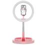Кольцевая LED лампа 29 см с креплением для телефона и штативом LAMP JM-01 Светодиодное кольцо на штативе