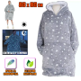 Толстовка, що світиться з рукавами і капюшоном Huggle Hoodie Stars Lumi 80х80см Толстовка зі зірками, що світяться