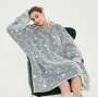 Толстовка, що світиться з рукавами і капюшоном Huggle Hoodie Stars Lumi 80х80см Толстовка зі зірками, що світяться