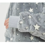 Толстовка, що світиться з рукавами і капюшоном Huggle Hoodie Stars Lumi 80х80см Толстовка зі зірками, що світяться