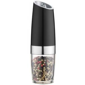 Електричний млин для солі та перцю Spice Bottle Electronic Black Електромлин подрібнювач для спецій
