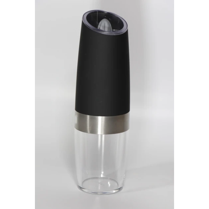 Електричний млин для солі та перцю Spice Bottle Electronic Black Електромлин подрібнювач для спецій