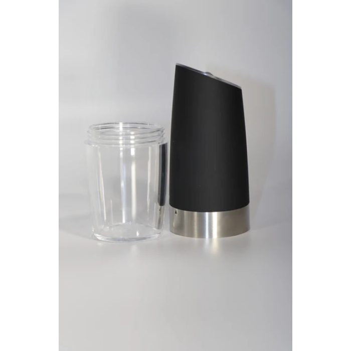 Електричний млин для солі та перцю Spice Bottle Electronic Black Електромлин подрібнювач для спецій