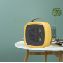 Компактний настільний міні-обігрівач 500W Жовтий Портативний настільний тепловентилятор для дому