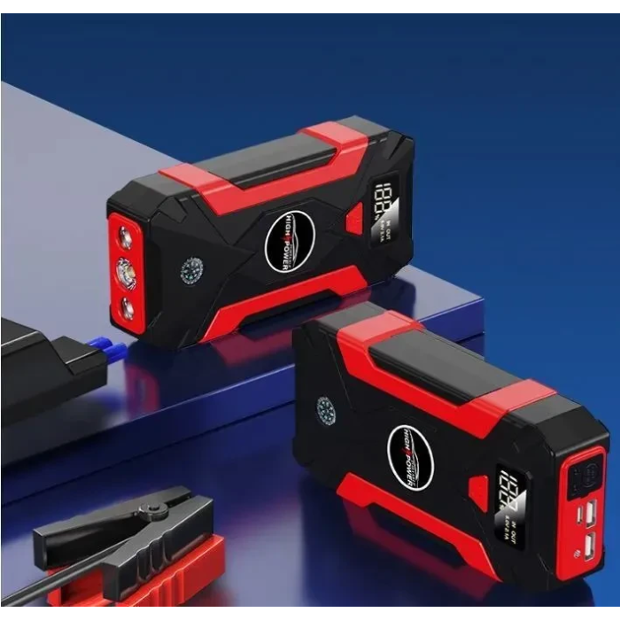 Пускозарядное устройство с дисплеем для авто на 99800 мАч в кейсе JumpStarter QY31
