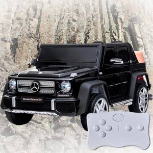 Мощный электромобиль Джип Mercedes-Benz с пультом управления и 200W аккумулятором Bambi M 6150AL-2(24V) Черный