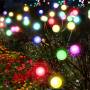 Комплект садових світильників 70 см на сонячній панелі Світлячки 6 LED 2 шт.