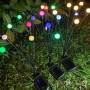 Комплект садових світильників 70 см на сонячній панелі Світлячки 6 LED 2 шт.