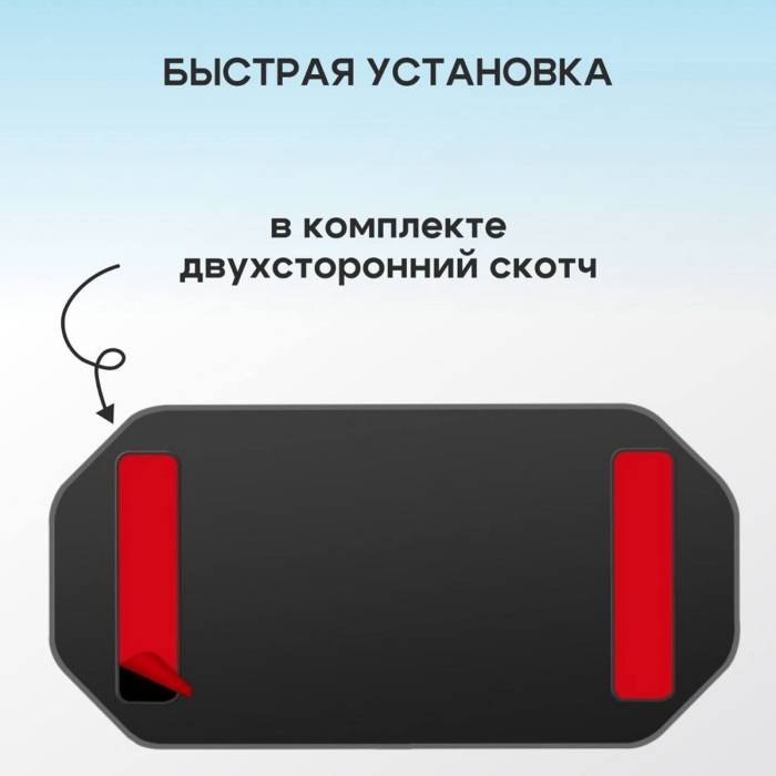 Двойной автомобильный вентилятор 5 дюймов на 12V от прикуривателя с регулятором скорости MITCHELL Черный