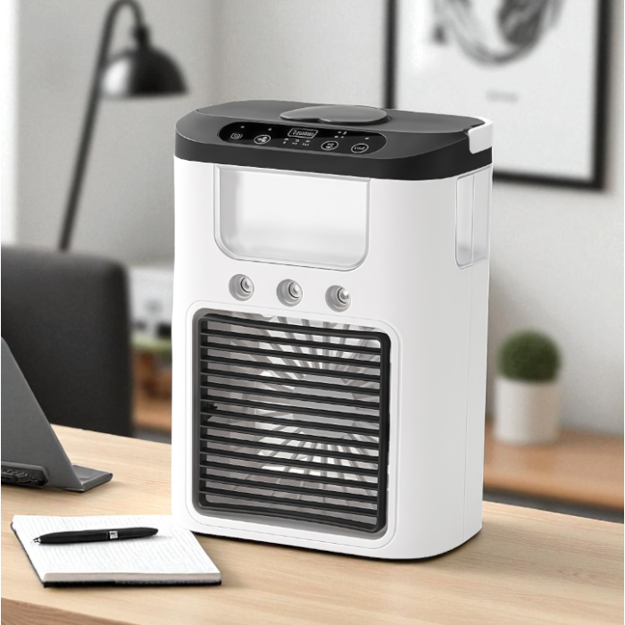 Міні-кондиціонер 6 режимів з зволоженням та LED підсвічуванням Ice Cooler K918