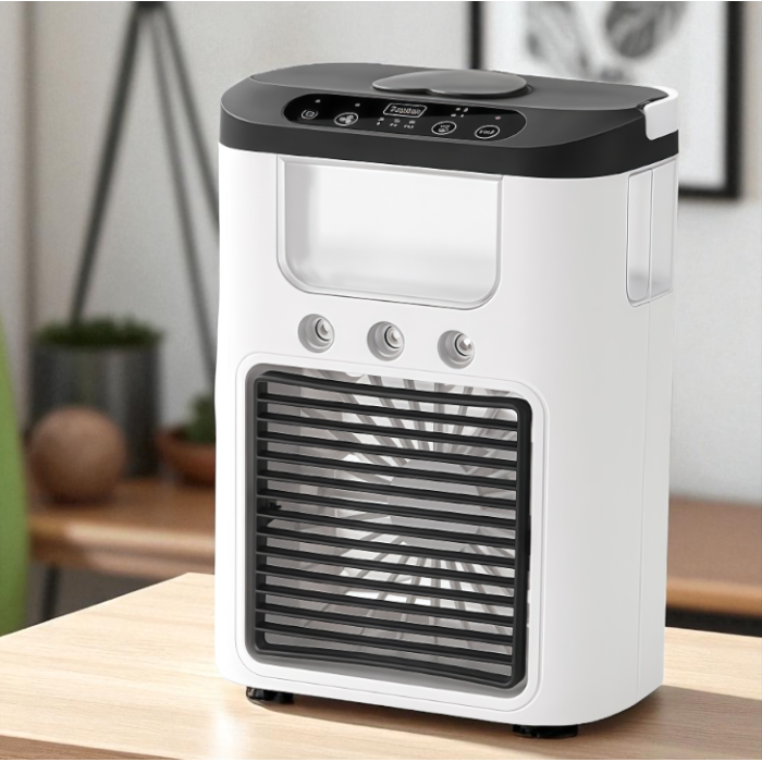 Міні-кондиціонер 6 режимів з зволоженням та LED підсвічуванням Ice Cooler K918