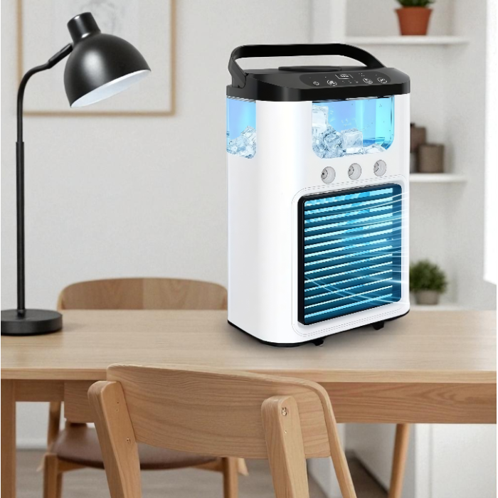 Міні-кондиціонер 6 режимів з зволоженням та LED підсвічуванням Ice Cooler K918