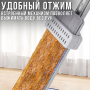 Комплект для мытья полов 2 в 1 швабра с вращающейся платформой и складным ведром