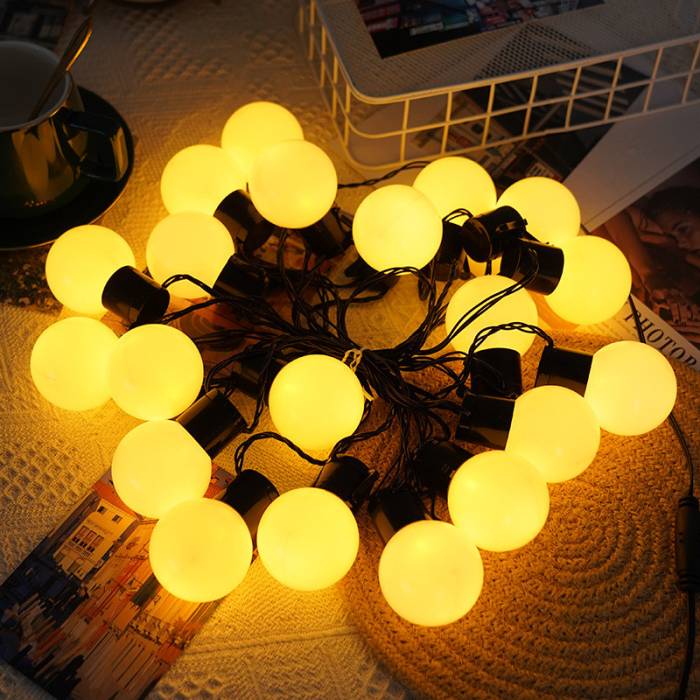 Світлодіодна USB гірлянда 5 м на 20 LED ламп Тепле Біле світло