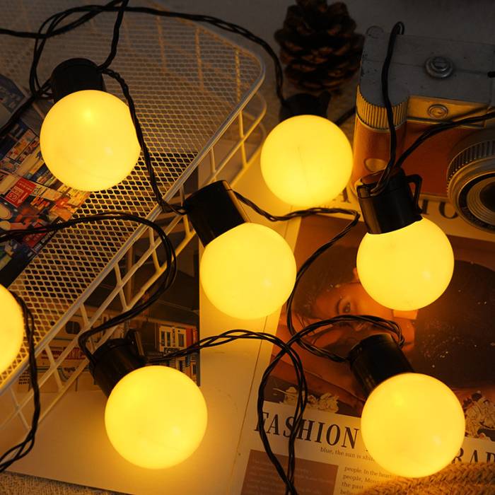 Світлодіодна USB гірлянда 5 м на 20 LED ламп Тепле Біле світло