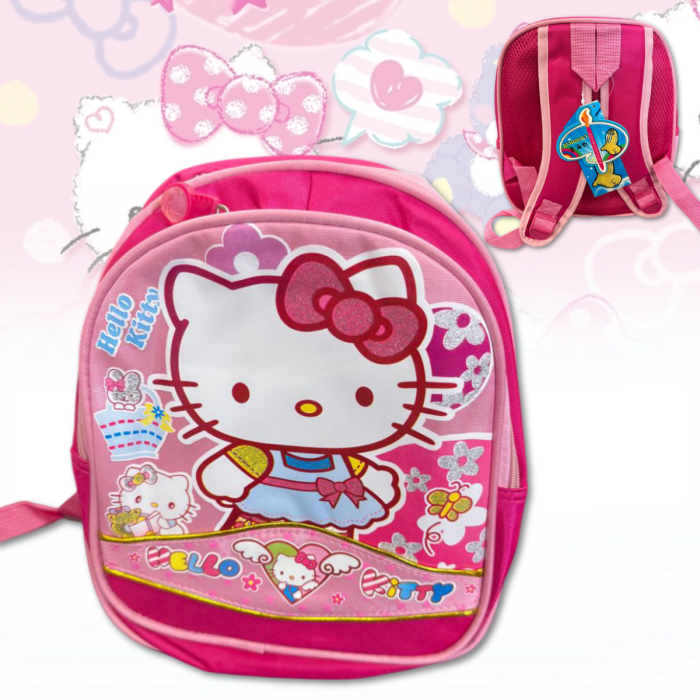 Дитячий рюкзак Hello Kitty 29x24x12 см з 2 відділеннями на блискавці