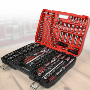 Автомобільний набір ручного інструменту на 216 предметів у кейсі New Tools