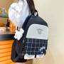 Комплект сумок 5 в 1 Рюкзак, Сумка на плече, Косметичка, Пенал і маленька Сумочка Чорний