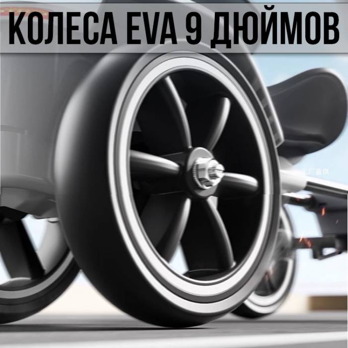 Складний електромобіль на акумуляторі 6V 4.5Ah з регульованою рамою Go-Kart Червоний