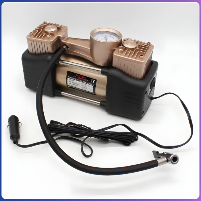 Автомобільний компресор на 60 л/хв у кейсі з набором інструментів Air pump