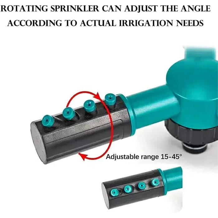 Розбризкувач для газону на 3 важелі з обертанням на 360 градусів Nozzle atomizer