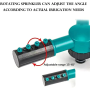 Розбризкувач для газону на 3 важелі з обертанням на 360 градусів Nozzle atomizer