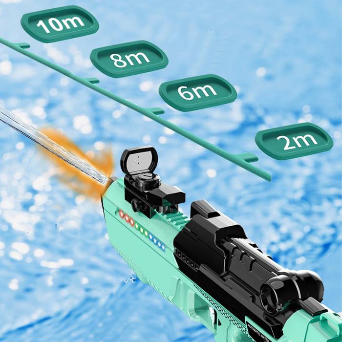 Водяной автомат 46 см на аккумуляторе с наполняемым рюкзаком на 1.5 л, USB зарядным и светом 456-103A
