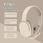 Бездротові навушники з мікрофоном і Bluetooth Wireless Headphone P2961 Навушники накладні Хакі