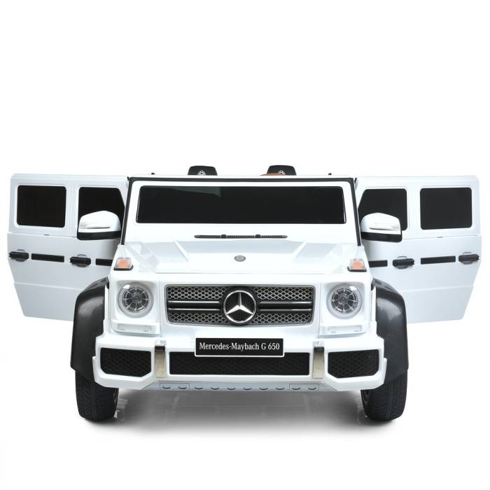 Потужний електромобіль Джип Mercedes-Benz з пультом керування та 200W акумулятором Bambi M 6150AL-1(24V) Білий