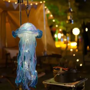 Підвісний світильник-ліхтар 46 см на батарейках у формі Медузи Jellyfish Lamp