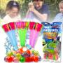 Водяні різнокольорові бомбочки-кульки 111 шт. для водних битв Happy Baby Balloons