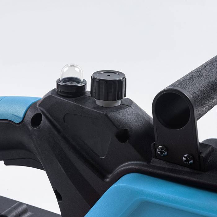 Ланцюгова пила з шиною 12 дюймів і 2 акумуляторами 48В в кейсі Electric Saw Blue