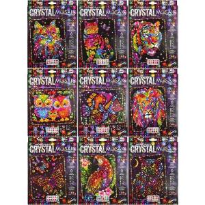 Набір для картини із мозаїки із кристалами Crystal Mosaic"CRM-01-01/10 ДТ-ТО-09-08 в упаковці 1 шт