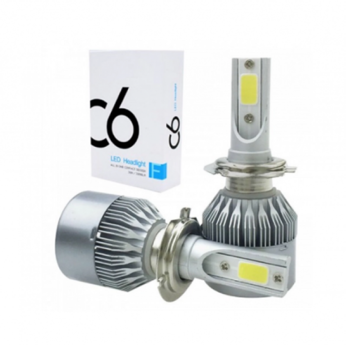 Комплект автомобільних LED ламп C6 H11 на 12В