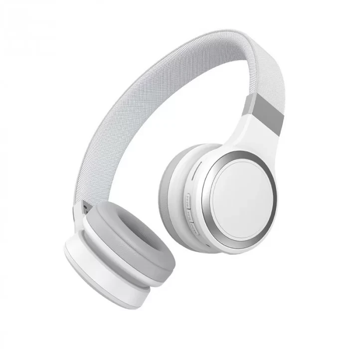 Беспроводные накладные Bluetooth наушники SN-460 Аккумуляторные наушники Черные Белый